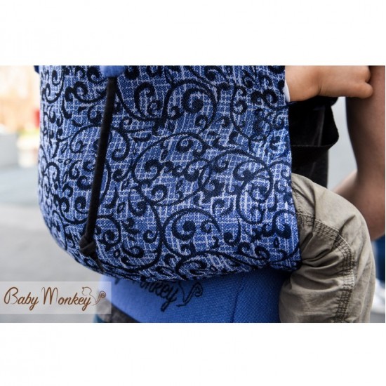 BabyMonkey Agilo ергономична раница Affresco - размер Toddler (15-36 месеца)