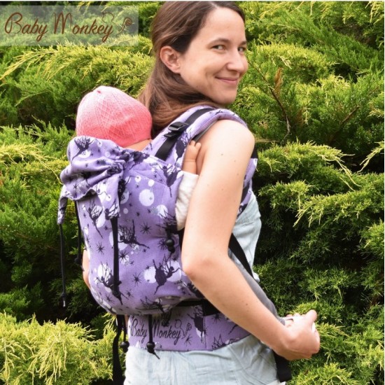 BabyMonkey Regolo ергономична раница Dancing Fairy лилаво (регулируема)