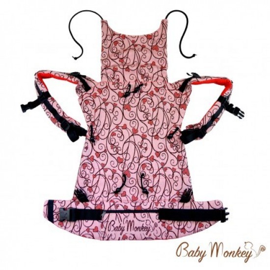 BabyMonkey Regolo ергономична раница Heart (регулируема)