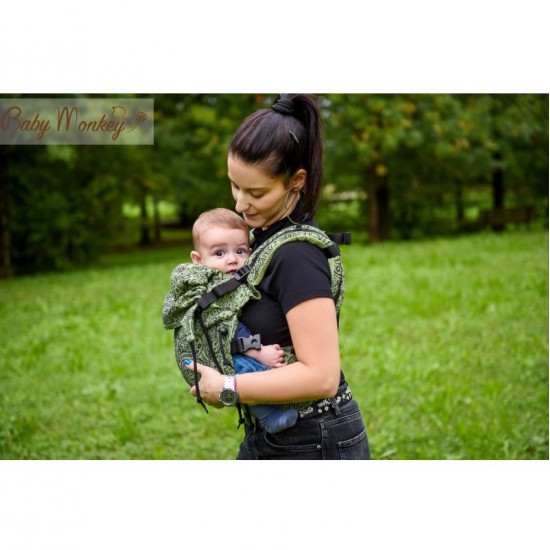 BabyMonkey Regolo ергономична раница Mehindi зелено (регулируема)