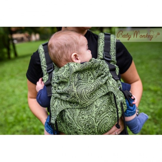 BabyMonkey Regolo ергономична раница Mehindi зелено (регулируема)