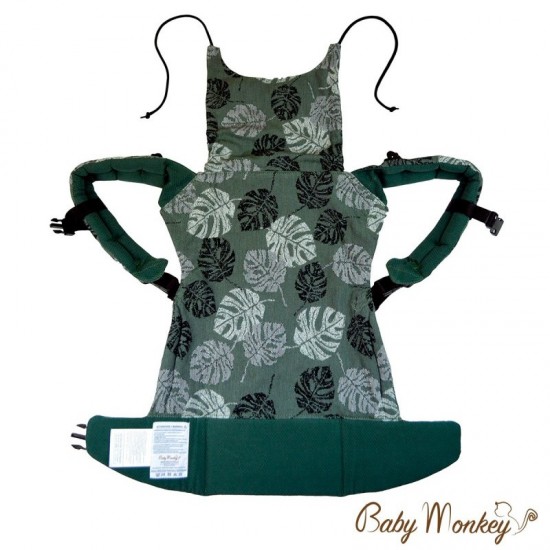 BabyMonkey Regolo ергономична раница Rainforest тъмно зелено (регулируема)