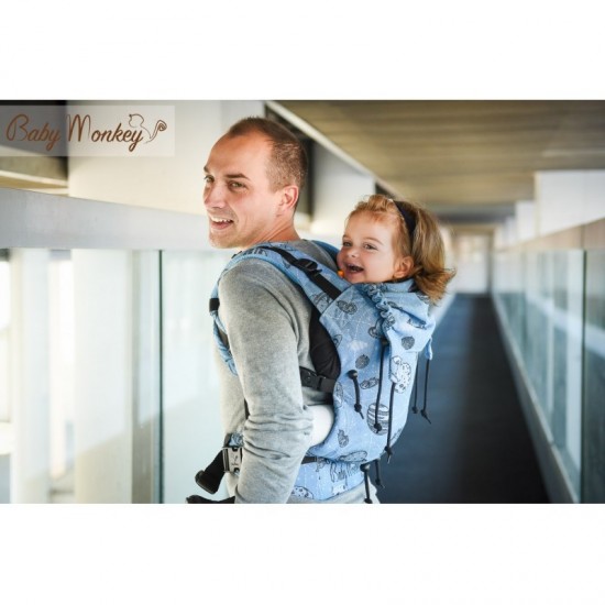 BabyMonkey Regolo ергономична раница Space Glitter (регулируема)