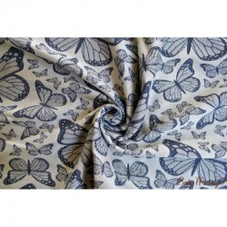 Тъкан слинг BabyMonkey - Butterfly Night blue (размер 6) Тъкан слинг BabyMonkey - Butterfly Night blue (размер 6)