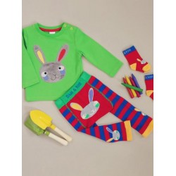 3в1 Комплект Blade&Rose - Зайче (блуза, клинче и чорапки)