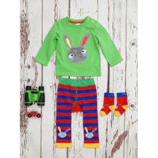 3в1 Комплект Blade&Rose - Зайче (блуза, клинче и чорапки)