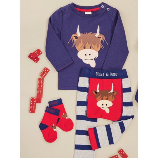 2в1 Комплект Blade&Rose - Весела крава (блуза + клинче)