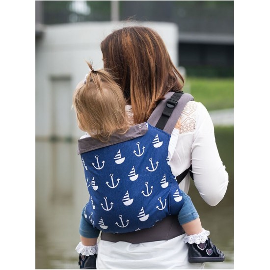 Ергономична раница Kinder Hop Basic - Marine