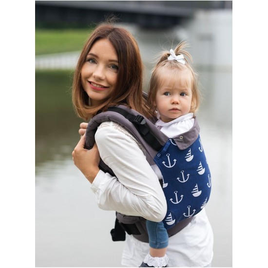 Ергономична раница Kinder Hop Basic - Marine