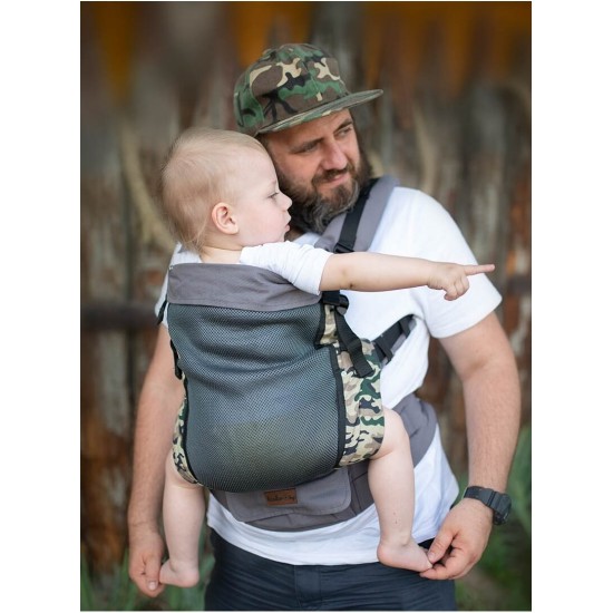 Ергономична раница Kinder Hop Grow Air - Moro