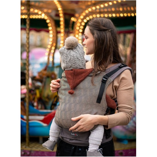 Ергономична раница Kinder Hop Multi Grow - Diamond Mystic Gold