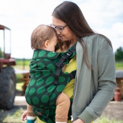 Ергономична раница Kinder Hop Multi Grow - Dots Green Ергономична раница Kinder Hop Multi Grow - Dots Green