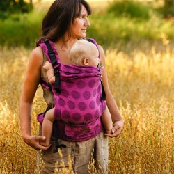 Ергономична раница Kinder Hop Multi Grow - Dots Pink Ергономична раница Kinder Hop Multi Grow - Dots Pink