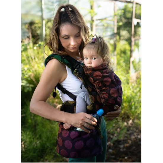 Ергономична раница Kinder Hop Multi Grow - Dots Rainbow