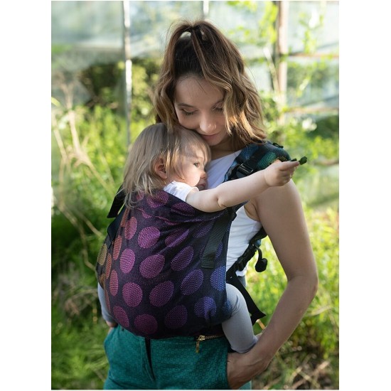 Ергономична раница Kinder Hop Multi Grow - Dots Rainbow