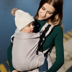 Ергономична раница Kinder Hop Multi Grow - Little Herringbone Ecru