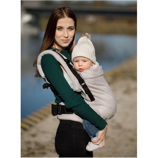 Ергономична раница Kinder Hop Multi Grow - Little Herringbone Ecru