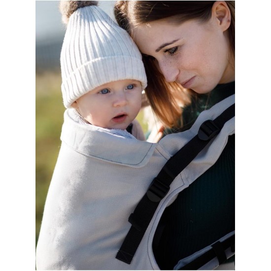 Ергономична раница Kinder Hop Multi Grow - Little Herringbone Ecru