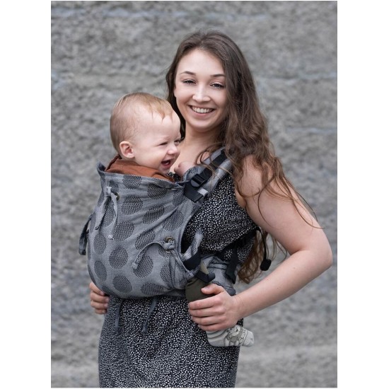 Ергономична раница Kinder Hop Multi Soft - Dots Light Grey