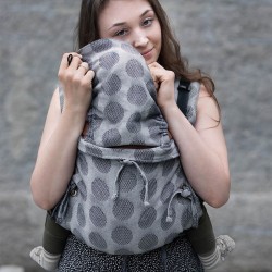 Ергономична раница Kinder Hop Multi Soft - Dots Light Grey