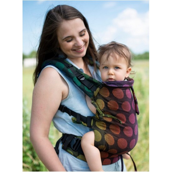 Ергономична раница Kinder Hop Multi Soft - Dots Rainbow