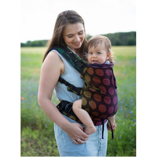 Ергономична раница Kinder Hop Multi Soft - Dots Rainbow