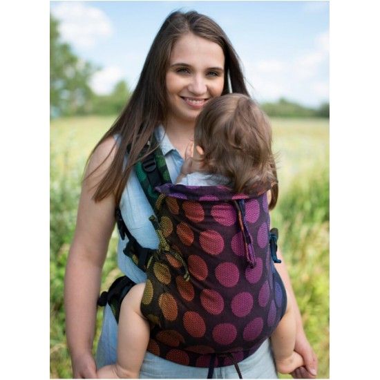 Ергономична раница Kinder Hop Multi Soft - Dots Rainbow