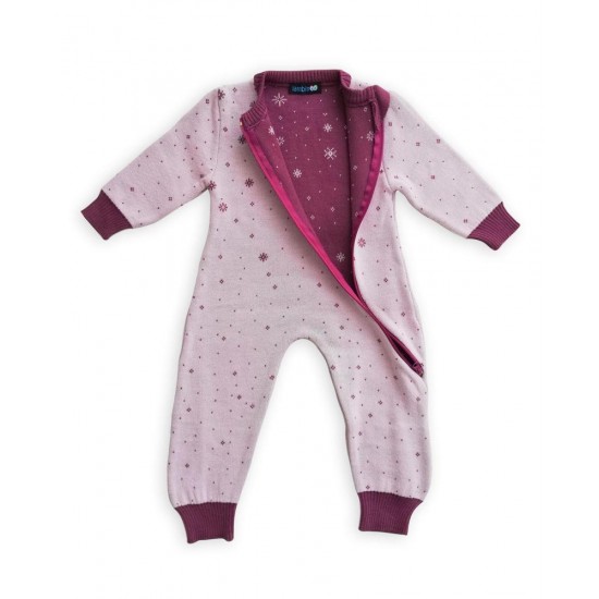 Гащеризон мериносова вълна Lambinoo - розов