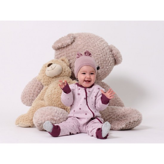 Гащеризон мериносова вълна Lambinoo - розов