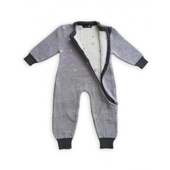 Гащеризон мериносова вълна Lambinoo - сив