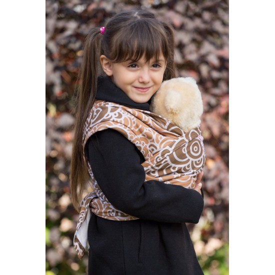 Слинг за кукли - Caramel Clouds