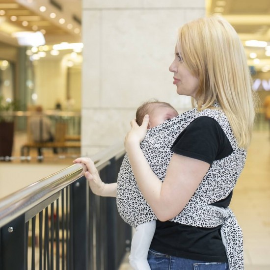 Еластичен слинг OmniaBaby - Leo Organic