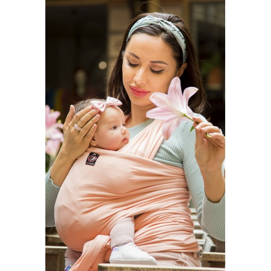 OmniaBaby еластичен слинг едноцветен - Романтично розово OmniaBaby еластичен слинг едноцветен - Романтично розово