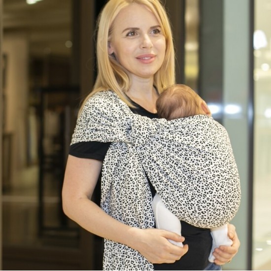 Слинг с халки (ринг слинг) Omniababy - Leo organic Слинг с халки (ринг слинг) Omniababy - Leo organic