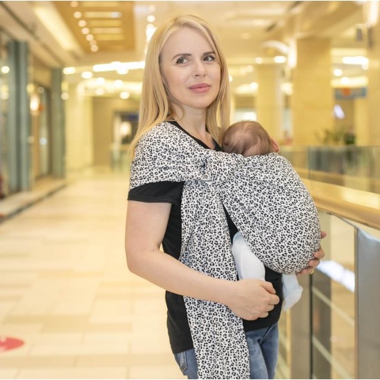 Слинг с халки (ринг слинг) Omniababy - Leo organic Слинг с халки (ринг слинг) Omniababy - Leo organic