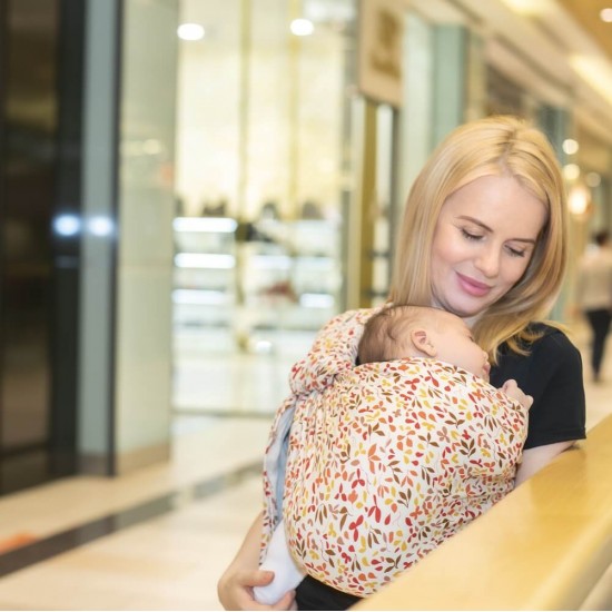 Слинг с халки (ринг слинг) Omniababy - Liberty organic