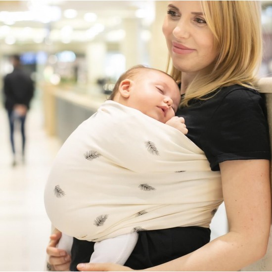 Слинг с халки (ринг слинг) Omniababy - Palms organic