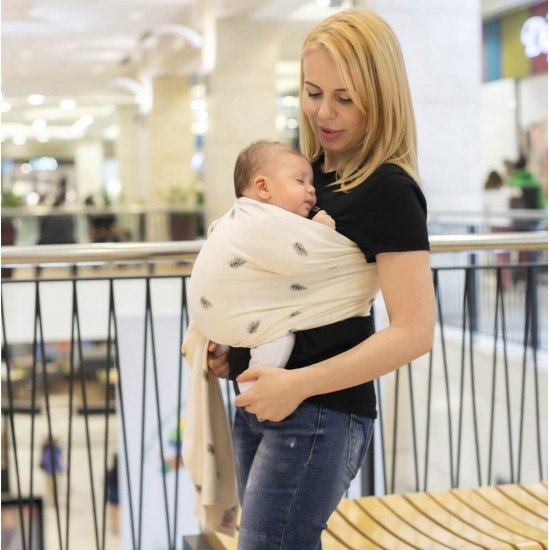 Слинг с халки (ринг слинг) Omniababy - Palms organic