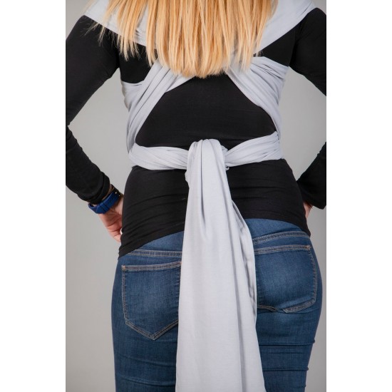 OmniaBaby еластичен слинг едноцветен - Светло сиво