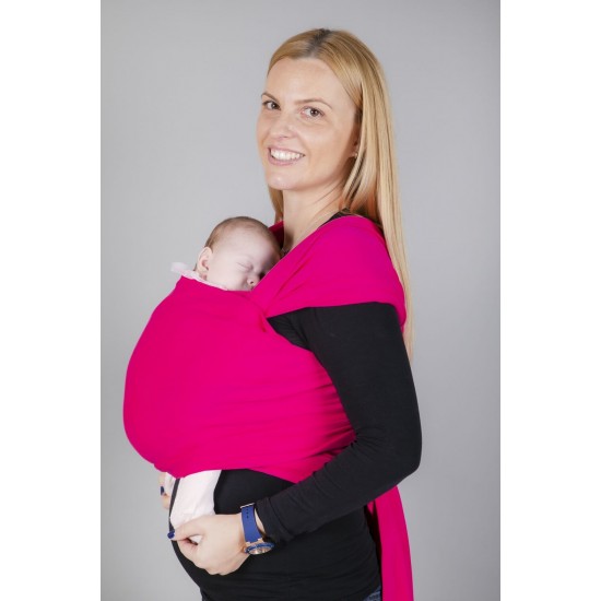 OmniaBaby еластичен слинг едноцветен - Fuchsia