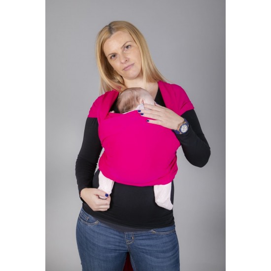 OmniaBaby еластичен слинг едноцветен - Fuchsia