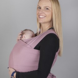 OmniaBaby еластичен слинг едноцветен - Пепел от рози