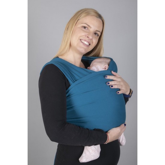 OmniaBaby еластичен слинг едноцветен - Петрол