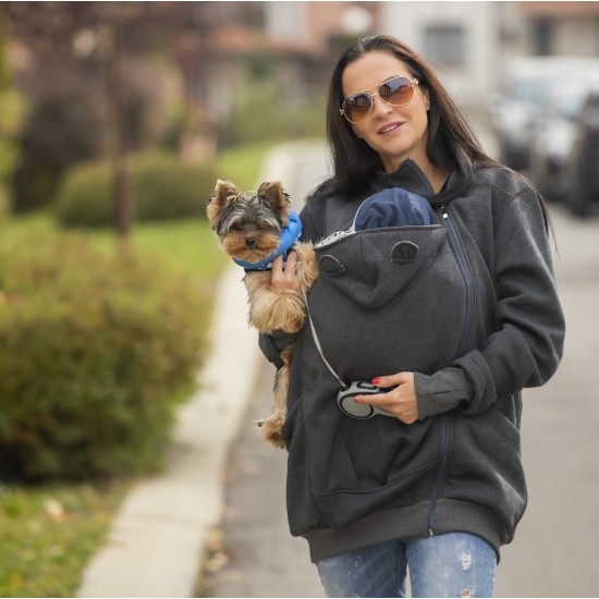 Памучен суитшърт за бебеносене Simply - Graffiti (само XL-XXL)