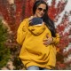 Памучен суитшърт за бебеносене Simply - Sunflower (само XL-XXL)
