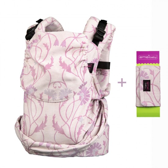 Ергономична раница Emeibaby Artnuvoo rosa - размер бебе (хибридна) + ПОДАРЪК протектори Ергономична раница Emeibaby Artnuvoo rosa - размер бебе (хибридна) + ПОДАРЪК протектори