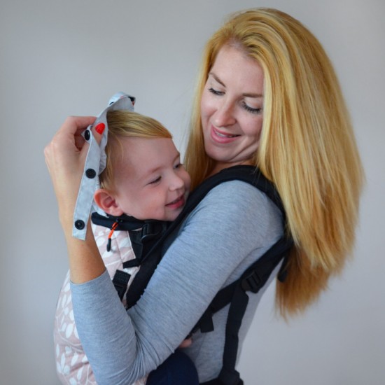 Ергономична раница регулируема Nashsling Combi - Листа пудра (памук)