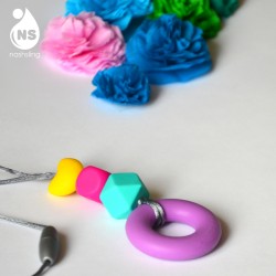 Гедран за кърмене и бебеносене Lilac Ring - Nashsling