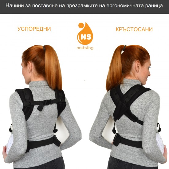 ПОД НАЕМ Ергономична раница регулируема Nashsling Combi ПОД НАЕМ Ергономична раница регулируема Nashsling Combi