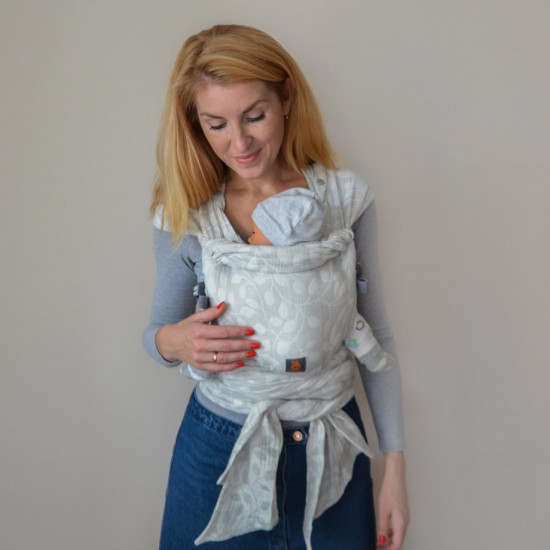 Регулируем мей тай слинг Nashsling - Листа светло сиво (памук)